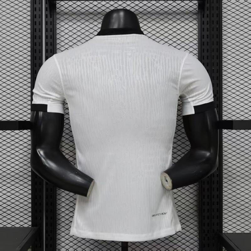 Player Version 26/27 Vasco da Gama Away White with Black Diagonal Sash Shirt