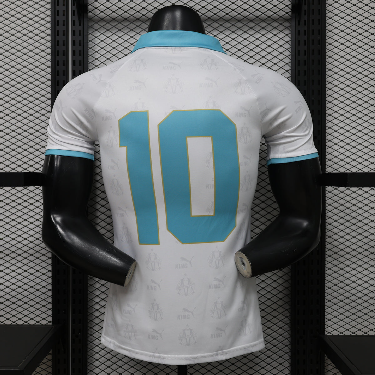 Player Version 26/27 Olympique de Marseille White with Sky Blue Special Edition Shirt