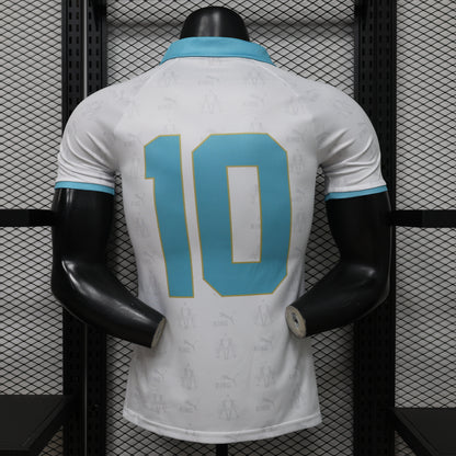 Player Version 26/27 Olympique de Marseille White with Sky Blue Special Edition Shirt