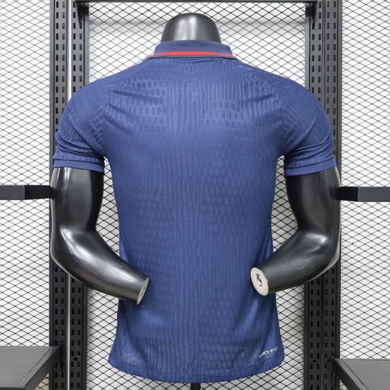 Player Version 26/27 PSG Blue Polo Collar Shirt