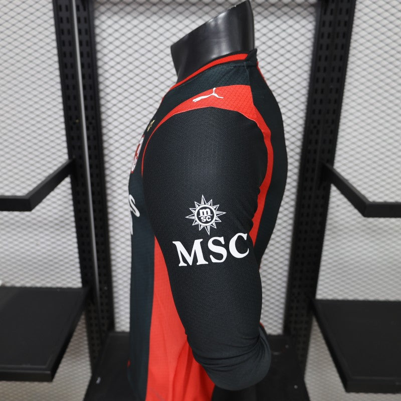 Player Version 26/27 AC Milan Home Long Sleeve Shirt