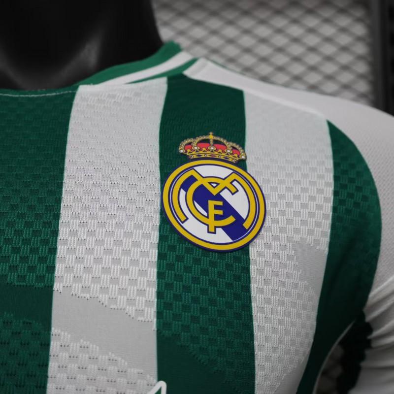 Player Version 26/27 Real Madrid Green & White Stripes Special Edition Shirt