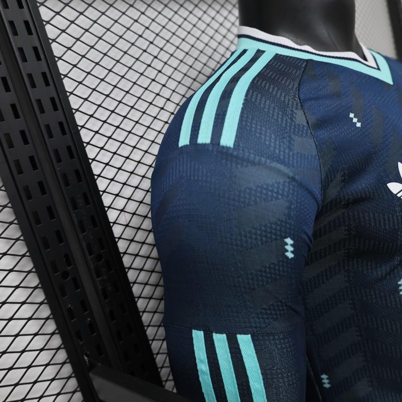 Player Version 2026 Germany Away Navy Blue  Long Sleeve Shirt