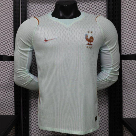 Player Version 26/27 France Mint Green Away Long Sleeve Shirt