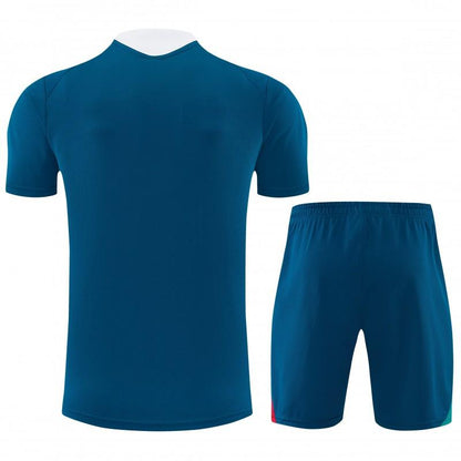 26/27 Portugal Dark Teal  Short Sleeve+Soccer Shorts