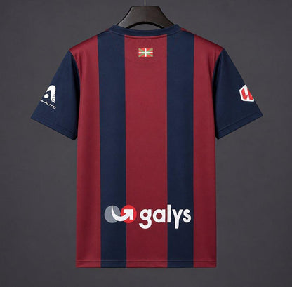 26/27 SD Eibar Home Burgundy Navy Shirt