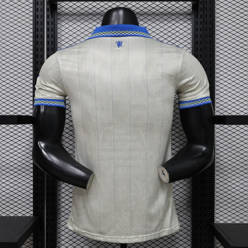 Player Version 26/27 Manchester United Away Cream White Shirt