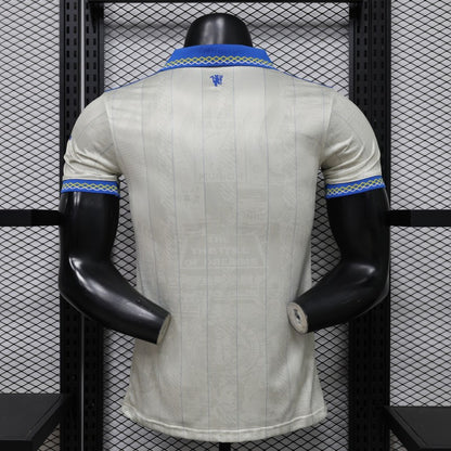 Player Version 26/27 Manchester United Away Cream White Shirt