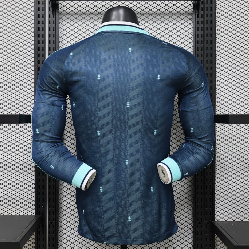 Player Version 2026 Germany Away Navy Blue  Long Sleeve Shirt
