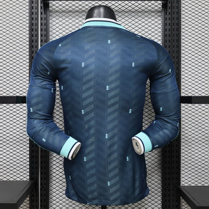 Player Version 2026 Germany Away Navy Blue  Long Sleeve Shirt