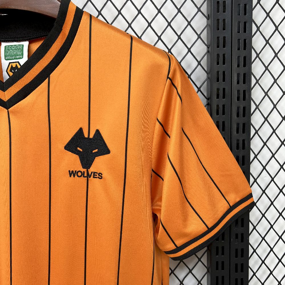 1985/86 Retro Wolverhampton Wanderers Home  Shirt