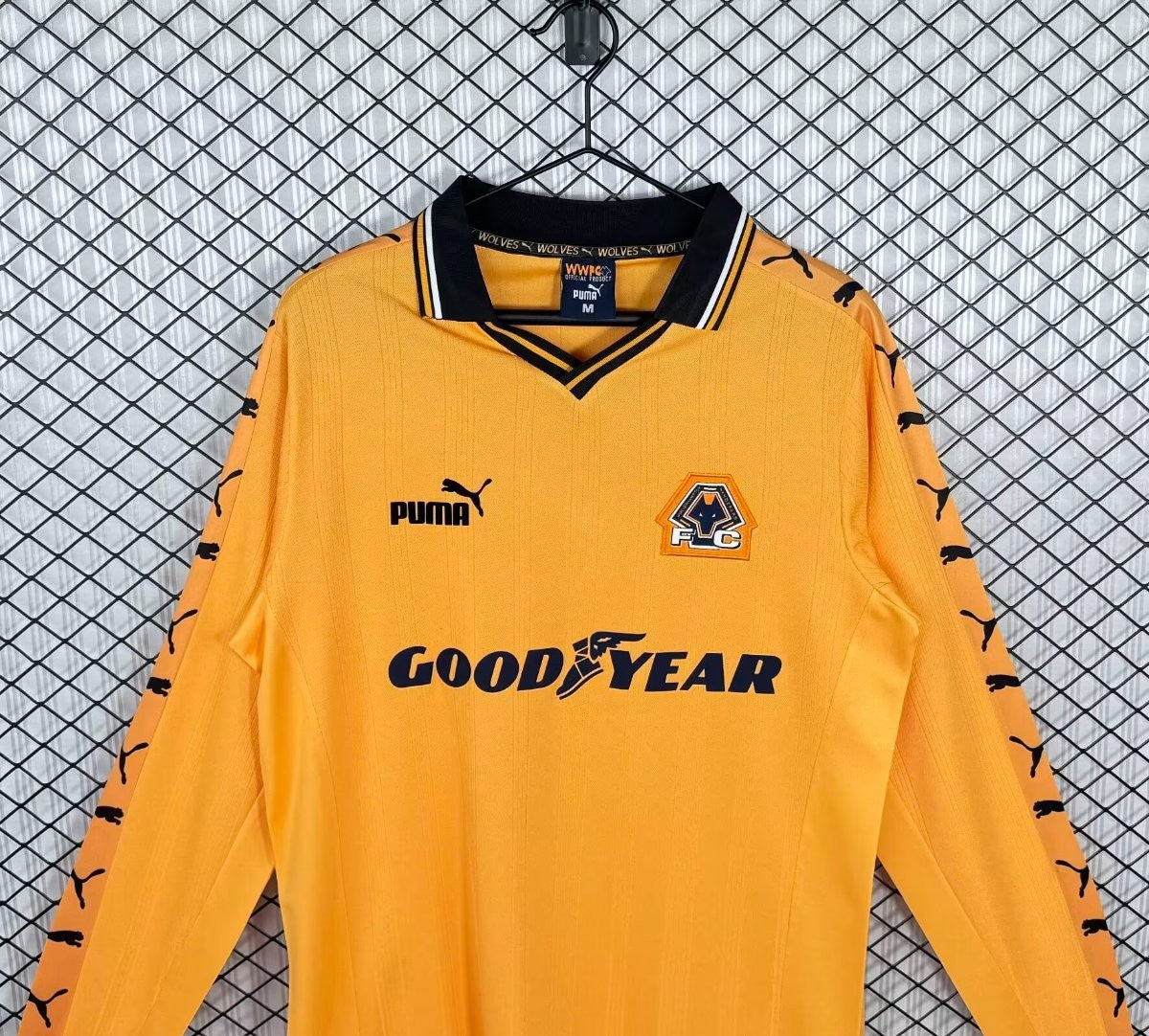 Retro 98/99 Wolverhampton Wanderers Home Long Sleeve Shirt