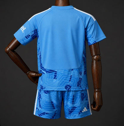 26/27 Kids Arsenal Away Blue Goalkeeper Shirt
