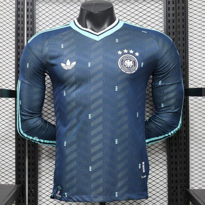 Player Version 2026 Germany Away Navy Blue  Long Sleeve Shirt