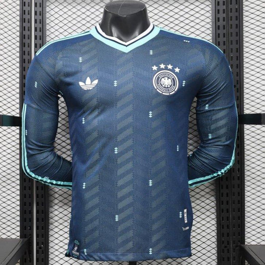 Player Version 2026 Germany Away Navy Blue  Long Sleeve Shirt