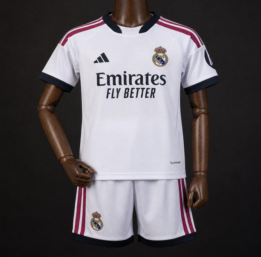 26/27 Kids Real Madrid Home Shirt