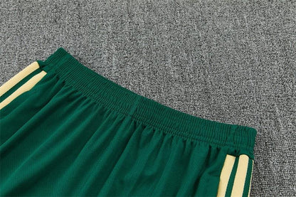 2026 Real Madrid Green Camouflage  Short Sleeve+Soccer Shorts