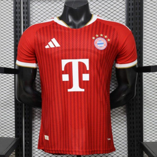 Player Version 26/27 Bayern Munich Red with Tonal Stripe Home Shirt