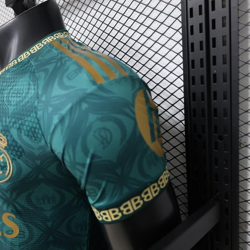 Player Version 26/27 Real Madrid Green Gold Third Special Edition Shirt