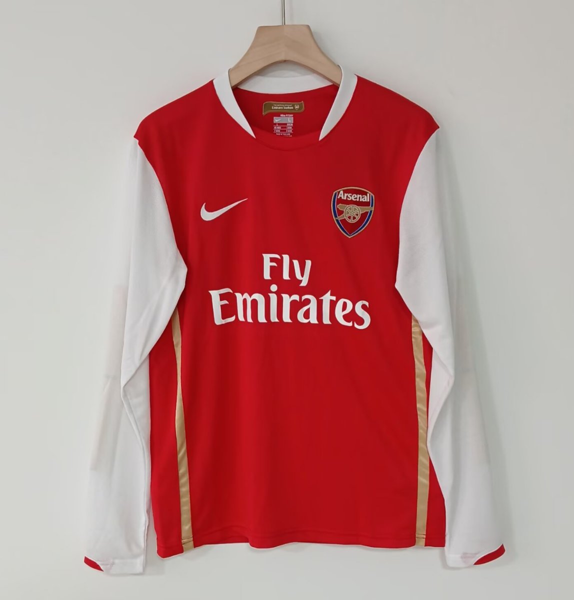 Retro 07/08 Arsenal Home Long Sleeve Shirt