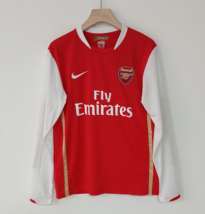 Retro 07/08 Arsenal Home Long Sleeve Shirt