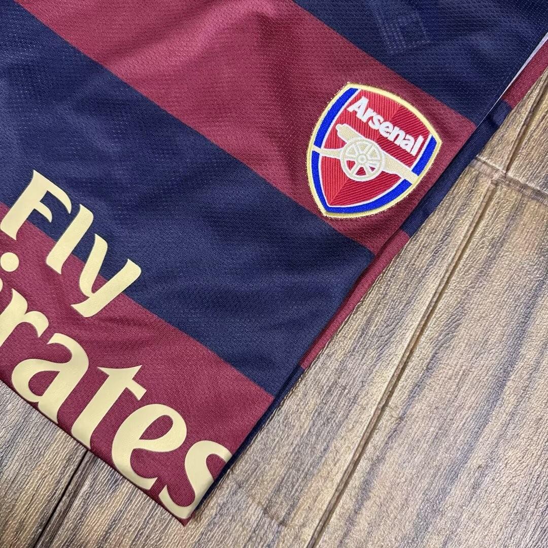 Retro 07/08 Arsenal Third Dark Blue/Maroon Shirt