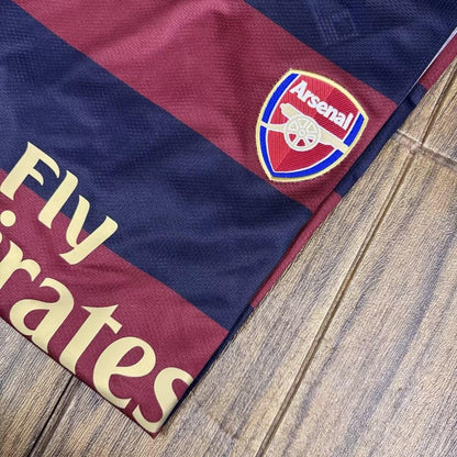 Retro 07/08 Arsenal Third Dark Blue/Maroon Shirt