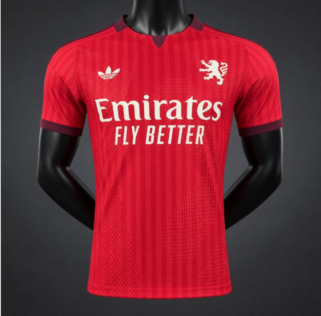 Player Version 26/27 Olympique Lyonnais Away Red Shirt