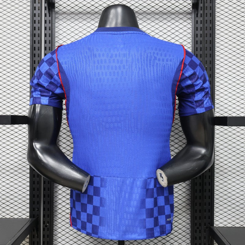 Player Version 2026 Croatia Away Blue  Shirt