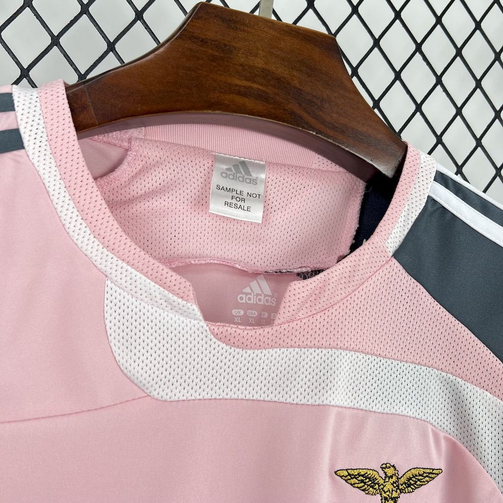 Retro 07/08 Benfica Away Pink Shirt