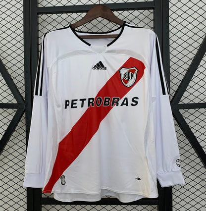 06/07 Retro Long Sleeve River Plate Home Shirt