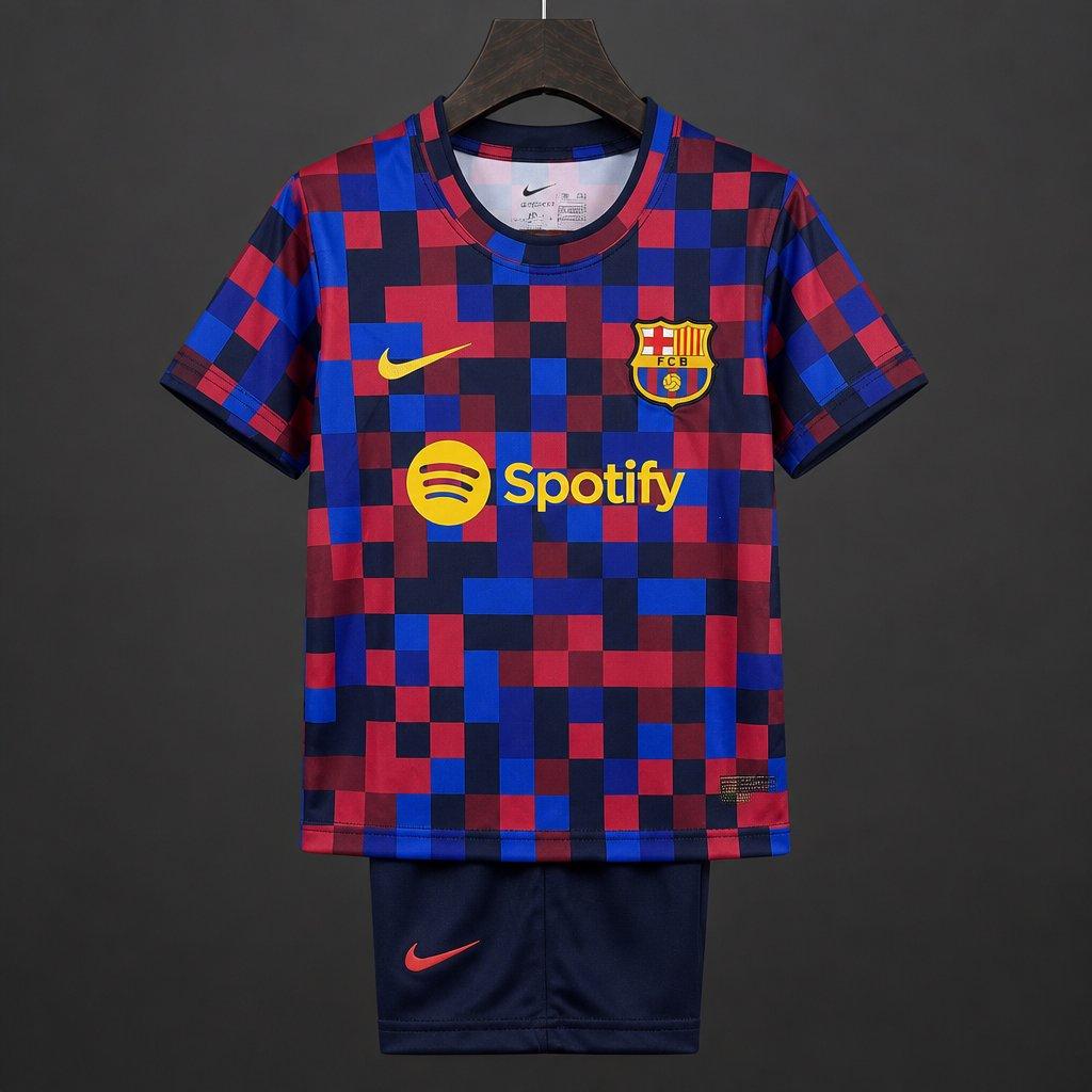 26/27 Kids Barcelona Academy Pro Pre-Match Shirt