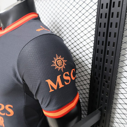 Player Version 26/27 AC Milan Away Navy Blue with Copper Orange Accents Shirt