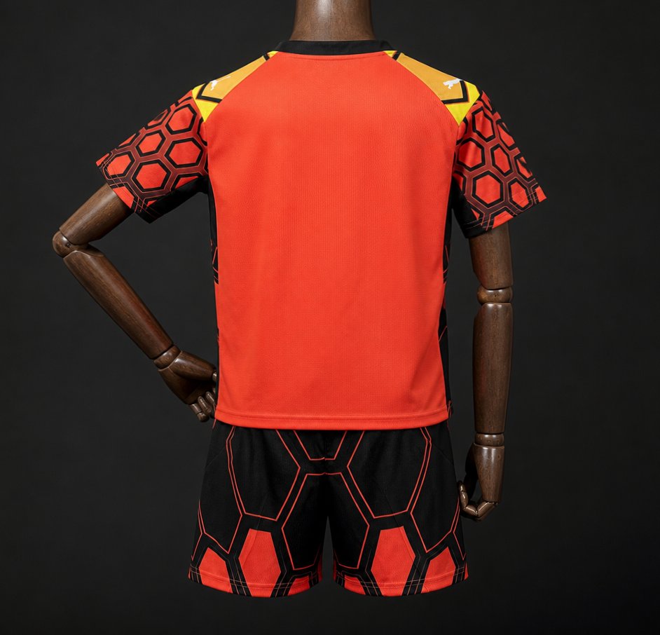 26/27 Kids Olympique Marseille Goalkeeper Orange Shirt