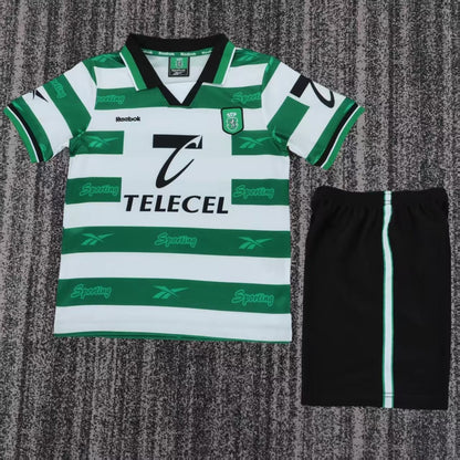 Retro 99/00 Kids Sporting Lisbon Home Shirt