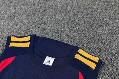 26/27 Arsenal Navy Blue Sleeveless Training Vest +Shorts Set