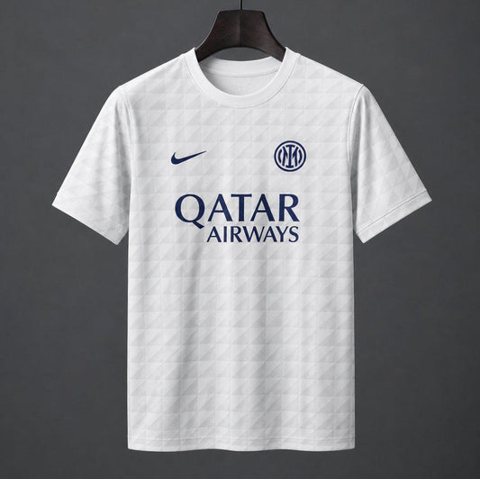 26/27 Inter Milan Gray White Pre-Match Shirt