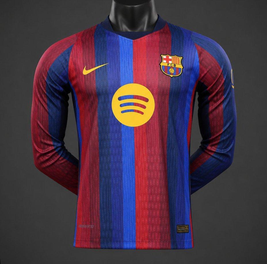 Player Version 26/27 Barcelona Long Sleeve Home Shirt