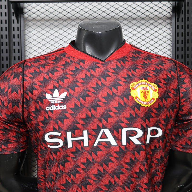 Player Version  26/27 Manchester United  Home Red Vintage Remake   Shirt