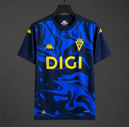 26/27 Cádiz CF Navy Blue Marble Pattern Pre-Match Shirt