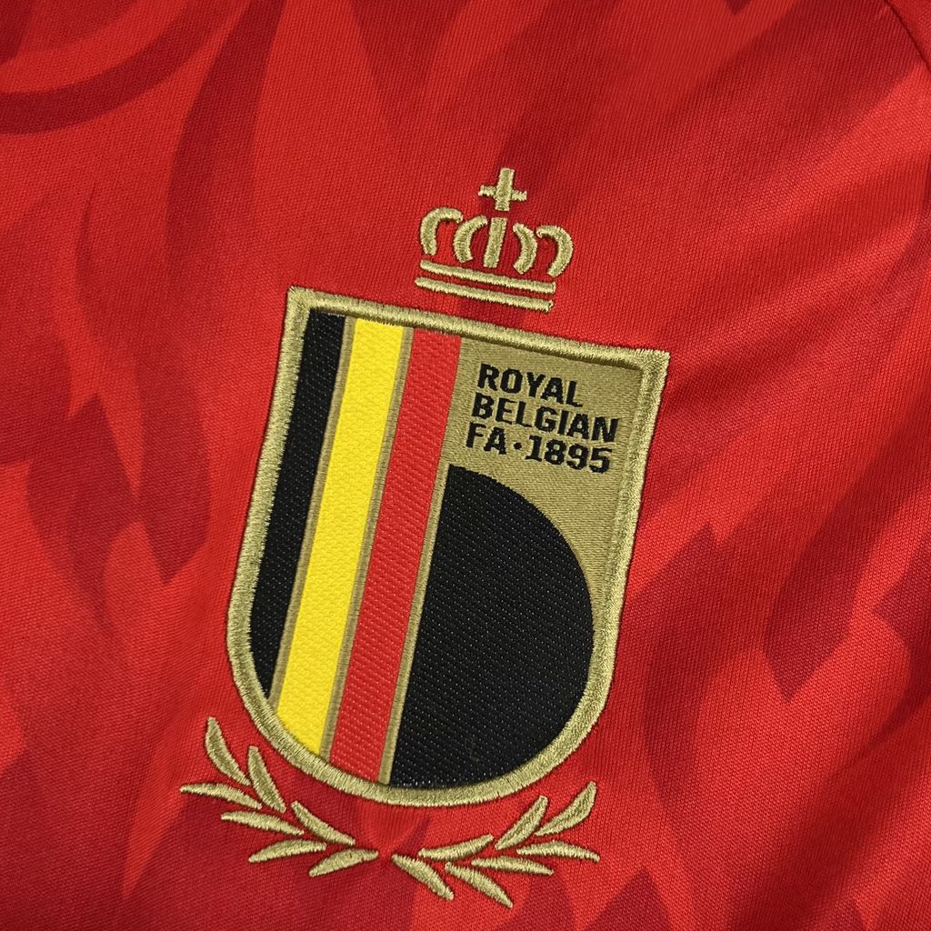 2026 Mens Belgium World Cup Home Long Sleeve Shirt