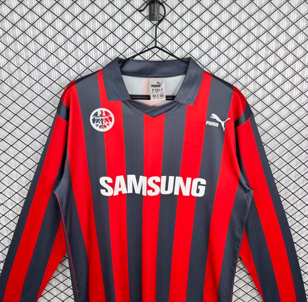 Retro 92/93 Eintracht Frankfurt Home Long Sleeve Shirt