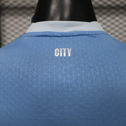 Player Version 26/27 Manchester City Sky Blue with White  Long Sleeve Shirt