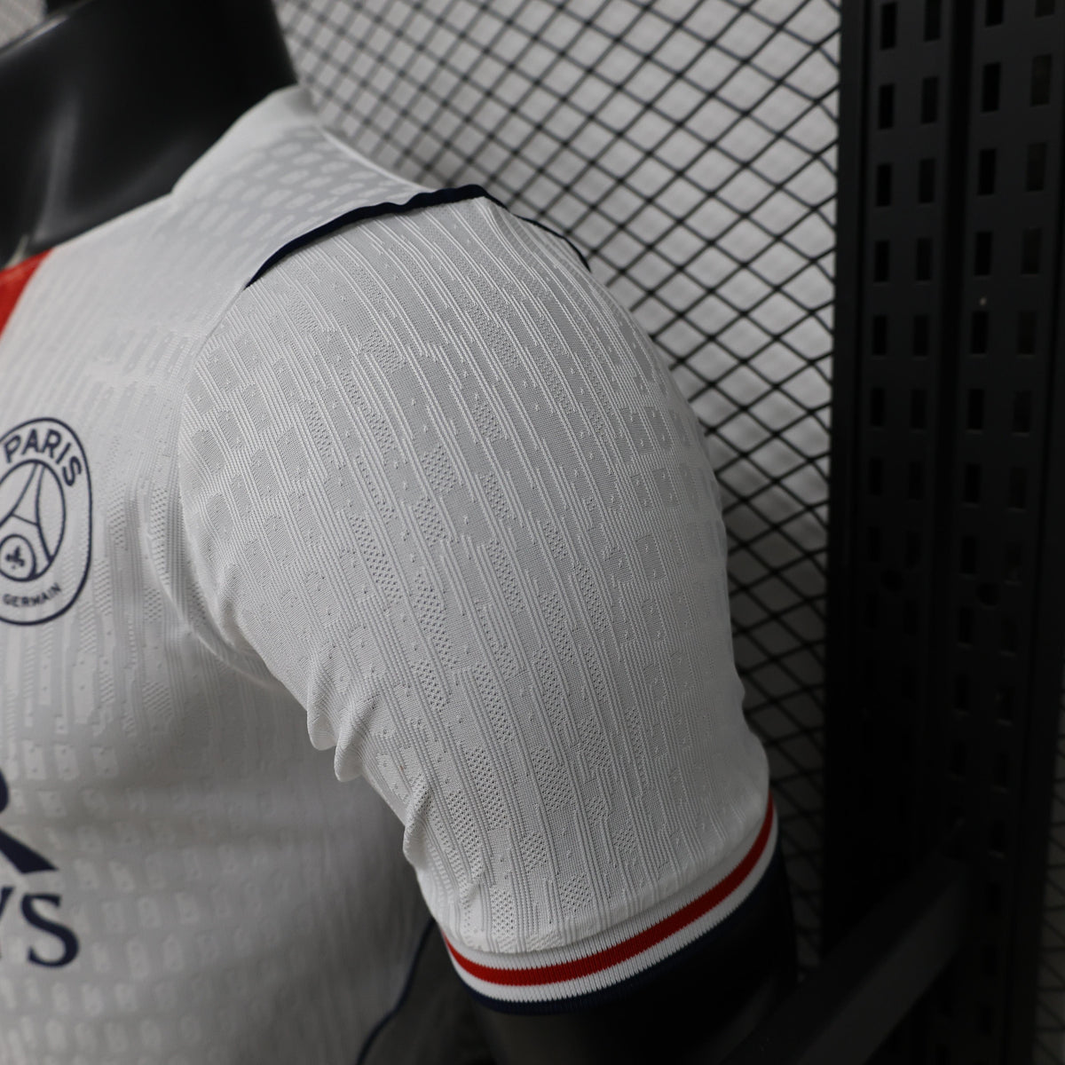 Player Version 26/27 Paris Saint-Germain Away  White & Navy/Red Stripe Special Edition Shirt