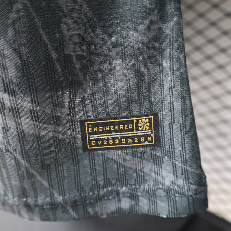 Player Version 26/27 FC Barcelona Dark Olive Green with Grunge Graffiti Third Shirt