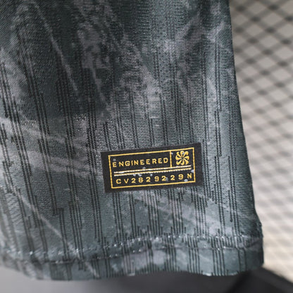 Player Version 26/27 FC Barcelona Dark Olive Green with Grunge Graffiti Third Shirt