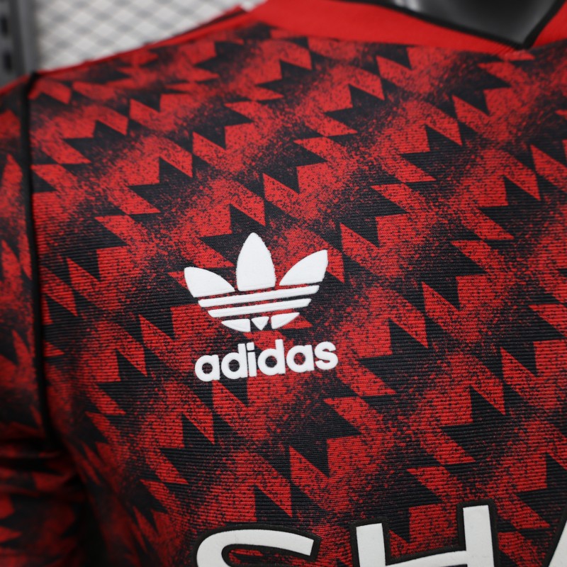 Player Version  26/27 Manchester United  Home Red Vintage Remake   Shirt