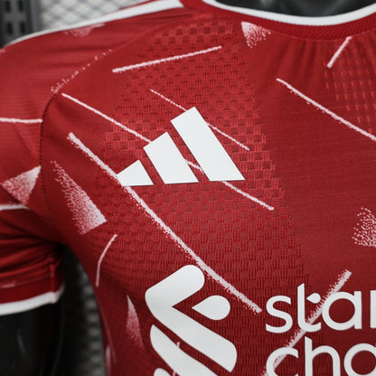 Player Version 26/27 Liverpool Red with Geometric Shatter Pattern Home Special Edition Shirt