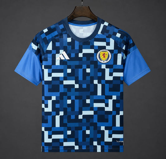 2026 Scotland Blue Pre-Match Shirt