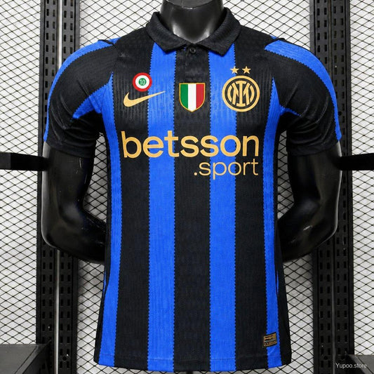 Player Version 26/27 Inter Milan Home Black & Blue  Stripe Shirt